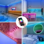 Tiras LED 20 Metros RGB 5050, Luces LED con App y Controlador, Sincronización con Música, Ideal para Luces LED, Luces de Habitaciones, Decoración de Fiestas y Navidad (10 mx 2)