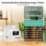 Sistema de riego automático de plantas Riego por goteo Riego por goteo para plantas de interior Riego con tubo de 10 m, antisifón, 10 goteros para invernaderos de interior y