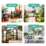 Sistema de riego automático de plantas Riego por goteo Riego por goteo para plantas de interior Riego con tubo de 10 m, antisifón, 10 goteros para invernaderos de interior y