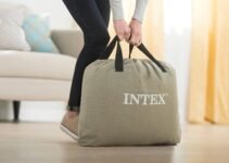 Intex 67766 Colchón inflable Dura-Beam Deluxe Comfort-Plush, soporta hasta 300 libras de peso, 39 x 75 x 13 pulgadas