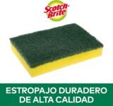 Scotch-Brite Classic Scrubber 20 unidades – Depurador duradero que elimina fácilmente la grasa y los residuos de alimentos quemados