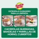 Scotch-Brite Classic Scrubber 20 unidades – Depurador duradero que elimina fácilmente la grasa y los residuos de alimentos quemados