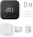 tado° Termostato Inteligente X, Kit de Inicio, Termostato con Cable y Bridge X, Aplicación y Altavoz Inteligente (Alexa, Siri, Asistente de Google), Fácil Instalación