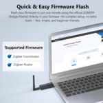 SONOFF Universal Zigbee 3.0 USB Dongle Plus Gateway con antena para Home Assistant, IoBroker, etc.