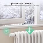 SONOFF Zigbee Cabezal Termostático Inteligente para Válvula Termostática de Radiador 1ud. Regulador de temperatura, pantalla LED, requiere concentrador Zigbee 3.0. Control de voz