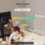 SONOFF Zigbee Cabezal Termostático Inteligente para Válvula Termostática de Radiador 1ud. Regulador de temperatura, pantalla LED, requiere concentrador Zigbee 3.0. Control de voz