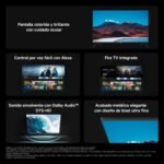 Televisor XIAOMI F 32, 32 Pulgada (81 cm), HD, Smart TV, Fire OS7, Alexa Voice Control, Dolby Audio, DTS Virtual:X, DTS-HD, Compatible con Apple AirPlay, 2025