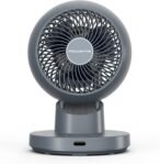 Rowenta Turbo Swift Ventilador de mesa compacto, frío intenso con silencio extremo, oscilación multidireccional, QV2540F0