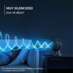 Rowenta Turbo Swift Ventilador de mesa compacto, frío intenso con silencio extremo, oscilación multidireccional, QV2540F0