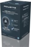 Rowenta Turbo Swift Ventilador de mesa compacto, frío intenso con silencio extremo, oscilación multidireccional, QV2540F0