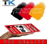 Póster de Videovigilancia – Placa de Alarma Conectada – Pósteres Área de Videovigilancia – Aviso a la Policía 20 x 15 cm Rojo Interior/Exterior (2 Piezas Póster de Videovigilancia)