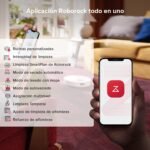 roborock Qrevo S5V Robot Aspirador 12.000Pa Succión, Doble Cepillo Antienredos, Evitación Inteligente de Obstáculos, Fregona Giratoria de Doble Elevación, Autovaciado y Llenado, Blanco