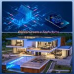 BSEED WIFI Interruptor de luz táctil inteligente, Interruptor táctil de pared con panel de vidrio (se requiere cable neutro) 1 unidad, 1 vía, blanco