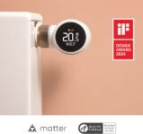 Termostato Inteligente para Radiador tado° X con App y Altavoz Inteligente (Alexa, Siri, Asistente de Google), Ahorra Energía y Costo, Fácil Instalación