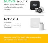 Termostato Inteligente para Radiador tado° X con App y Altavoz Inteligente (Alexa, Siri, Asistente de Google), Ahorra Energía y Costo, Fácil Instalación