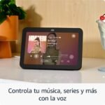 Echo Show 8 (3.a generación, modelo 2023) | Pantalla táctil HD inteligente con audio espacial, controlador de hogar inteligente y Alexa | Blanco
