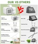 Sistema de Riego Automático para 15 Plantas con Temporizador, Tipo C, Goteros Ajustables, Riego por Goteo, Controlador de Riego para Interior, Balcón, Jardín e Invernadero