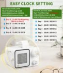 Sistema de Riego Automático para 15 Plantas con Temporizador, Tipo C, Goteros Ajustables, Riego por Goteo, Controlador de Riego para Interior, Balcón, Jardín e Invernadero