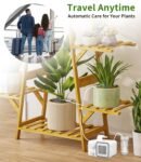 Sistema de Riego Automático para 15 Plantas con Temporizador, Tipo C, Goteros Ajustables, Riego por Goteo, Controlador de Riego para Interior, Balcón, Jardín e Invernadero