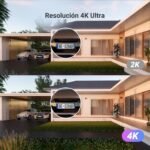 EZVIZ HP7 Pro 4K Videoportero, Desbloqueo por reconocimiento de palma, Monitor táctil a color de 8», Audio bidireccional, Visión nocturna, Detección de movimiento humano, Wi-Fi 2.4/5GHz