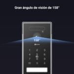 EZVIZ HP7 Pro 4K Videoportero, Desbloqueo por reconocimiento de palma, Monitor táctil a color de 8», Audio bidireccional, Visión nocturna, Detección de movimiento humano, Wi-Fi 2.4/5GHz