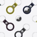 etiqueta aérea de manzana