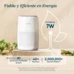 LEVOIT Purificador de Aire con Filtro HEPA para Alergias, Purificador de Aire con Aromaterapia, Purificador de Aire Silencioso 25dB, Bajo Consumo Energético de 7W, Core Mini