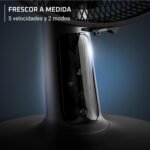 Rowenta Turbo Silence Extreme+, Ventilador de Sobremesa, Refrigeración Excepcional, Silencioso, Menor Consumo, VU2750F0