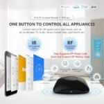 BroadLink RM4 Pro Wi-Fi Universal IR y RF Control Remoto (433MHz), Hogar Inteligente – Compatible con Alexa, para TV, STB, Aire Acondicionado – Solo Wi-Fi de 2.4GHz