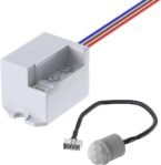 Garza – Detector de movimiento por infrarrojos incorporado, con ángulo de detección de 360°