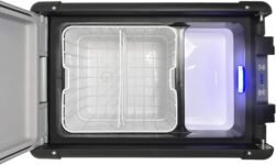 Vitrifrigo VF35P Frigorífico portátil serie Vfree, 35 litros, gris claro/gris oscuro, clase energética A++