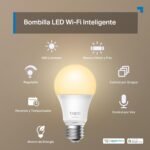Tapo TP-Link L510E Bombilla LED Inteligente, Bombilla WiFi No Necesita Hub, Blanco Cálido 2700K, Regulable, E27, 8,7W/806lm, Compatible con Alexa, Echo y Google Home