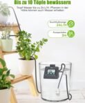 RAINPOINT Riego Automático por Goteo, Volumen de Agua Ajustable, Sistema de Riego Automático para Hasta 10 Plantas y Macetas de Interior