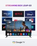 STRONG Leap-S3 TV Box Streaming 4K UHD Google TV con puerto Ethernet, 2GB RAM + 16GB Almacenamiento, Chromecast integrado, WiFi, Google Voice Control, HDR10+, Dolby Atmos y Dolby Vision