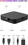 STRONG Leap-S3 TV Box Streaming 4K UHD Google TV con puerto Ethernet, 2GB RAM + 16GB Almacenamiento, Chromecast integrado, WiFi, Google Voice Control, HDR10+, Dolby Atmos y Dolby Vision