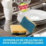 Scotch-Brite – Depurador celulósico que no raya, paquete de 10 – Depurador altamente absorbente, ideal para las tareas de limpieza diarias
