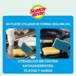 Scotch-Brite – Depurador celulósico que no raya, paquete de 10 – Depurador altamente absorbente, ideal para las tareas de limpieza diarias