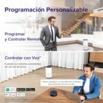 LEVOIT Purificador de Aire Inteligente con APP y ALEXA, Purificador de Aire CADR 400m³/h a 83m2, Silencioso 24dB, Pantalla PM2.5, Filtro HEPA, Elimina 99,97% Alergias Olores Polvo Polen