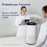 LEVOIT Purificador de Aire Inteligente con APP y ALEXA, Purificador de Aire CADR 400m³/h a 83m2, Silencioso 24dB, Pantalla PM2.5, Filtro HEPA, Elimina 99,97% Alergias Olores Polvo Polen