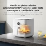 Xiaomi Smart Air Fryer 6.5L Freidora de aire 6.5L, 1800W, +100 recetas, Pantalla OLED, Temperatura ajustable 40°C-220°C, Cocción uniforme 360°, Blanca (Versión ES)