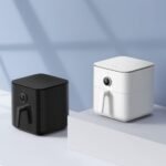 Xiaomi Smart Air Fryer 6.5L Freidora de aire 6.5L, 1800W, +100 recetas, Pantalla OLED, Temperatura ajustable 40°C-220°C, Cocción uniforme 360°, Blanca (Versión ES)