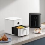 Xiaomi Smart Air Fryer 6.5L Freidora de aire 6.5L, 1800W, +100 recetas, Pantalla OLED, Temperatura ajustable 40°C-220°C, Cocción uniforme 360°, Blanca (Versión ES)