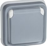 Legrand, Plexo 191512 Enchufe de pared, rango impermeable IP55 impermeable – gris