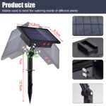 Riego Solar por Goteo, Kit de Riego por Goteo con Manguera de 10 M, Sistema de Riego Automático con 10 Puntas de Goteo, Maceta con Autoriego para Jardín, Interior, Terraza