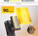 roborock H60 Aspirador Ultra Inalámbrico, Succión 210AW, Autonomía 90 min, Tubo Flexible 90°, Detección de Polvo LED, Cepillo Antienredos para Alfombras, Suelos y Pelos de Mascotas