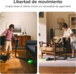 roborock H60 Aspirador Ultra Inalámbrico, Succión 210AW, Autonomía 90 min, Tubo Flexible 90°, Detección de Polvo LED, Cepillo Antienredos para Alfombras, Suelos y Pelos de Mascotas