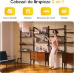 roborock H60 Aspirador Ultra Inalámbrico, Succión 210AW, Autonomía 90 min, Tubo Flexible 90°, Detección de Polvo LED, Cepillo Antienredos para Alfombras, Suelos y Pelos de Mascotas