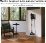 roborock H60 Aspirador Ultra Inalámbrico, Succión 210AW, Autonomía 90 min, Tubo Flexible 90°, Detección de Polvo LED, Cepillo Antienredos para Alfombras, Suelos y Pelos de Mascotas