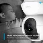 Tapo C210(2-Pack) – Cámara IP WiFi Cámara de Vigilancia 360° 2K (3MP), Visión Nocturna, Soporta Tarjeta SD de hasta 512GB, Detección de Movimiento, Control Remoto, Compatible con Alexa