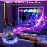 HOVVIDA Tira LED 5M, 30 LED/Metro, Luces LED RGB 24V, 150 LEDs, APP y Control Remoto, Modo Música, LED para Dormitorio, Salón, Cocina, Dormitorio, Bar, Fiesta